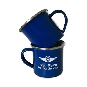 RFDS Espresso Enamel Cups (2 Pack)