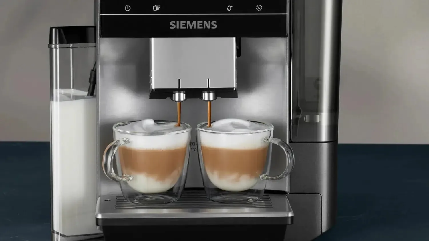 Siemens TQ707GB3 Bean to Cup Fully Automatic Freestanding Coffee Machine - Stainless Steel