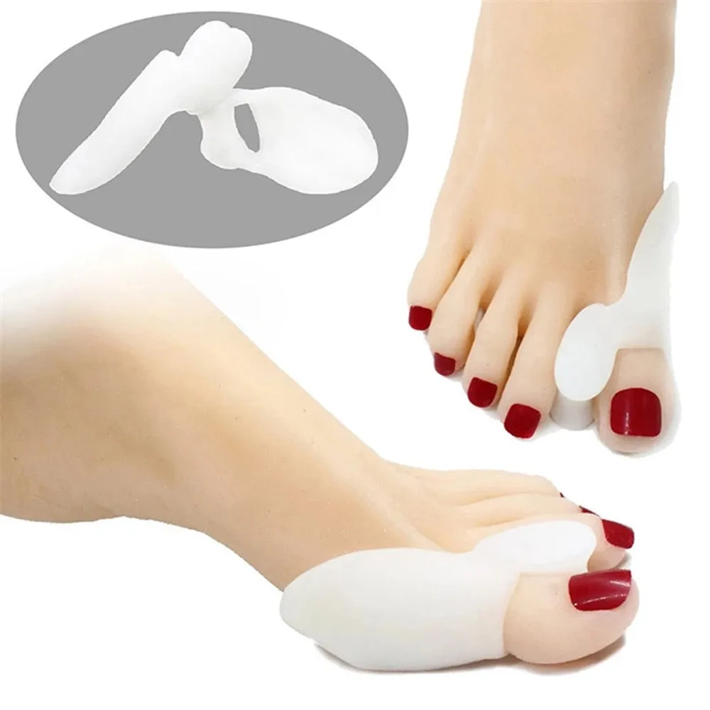 Silicone Gel Thumb Corrector Bunion Foot Toe Hallux Valgus Protector Separator Finger Straightener Adjuster Foot Care Tool