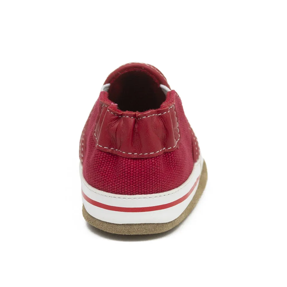 Soft Soles Liam Shoes - Red Canvas