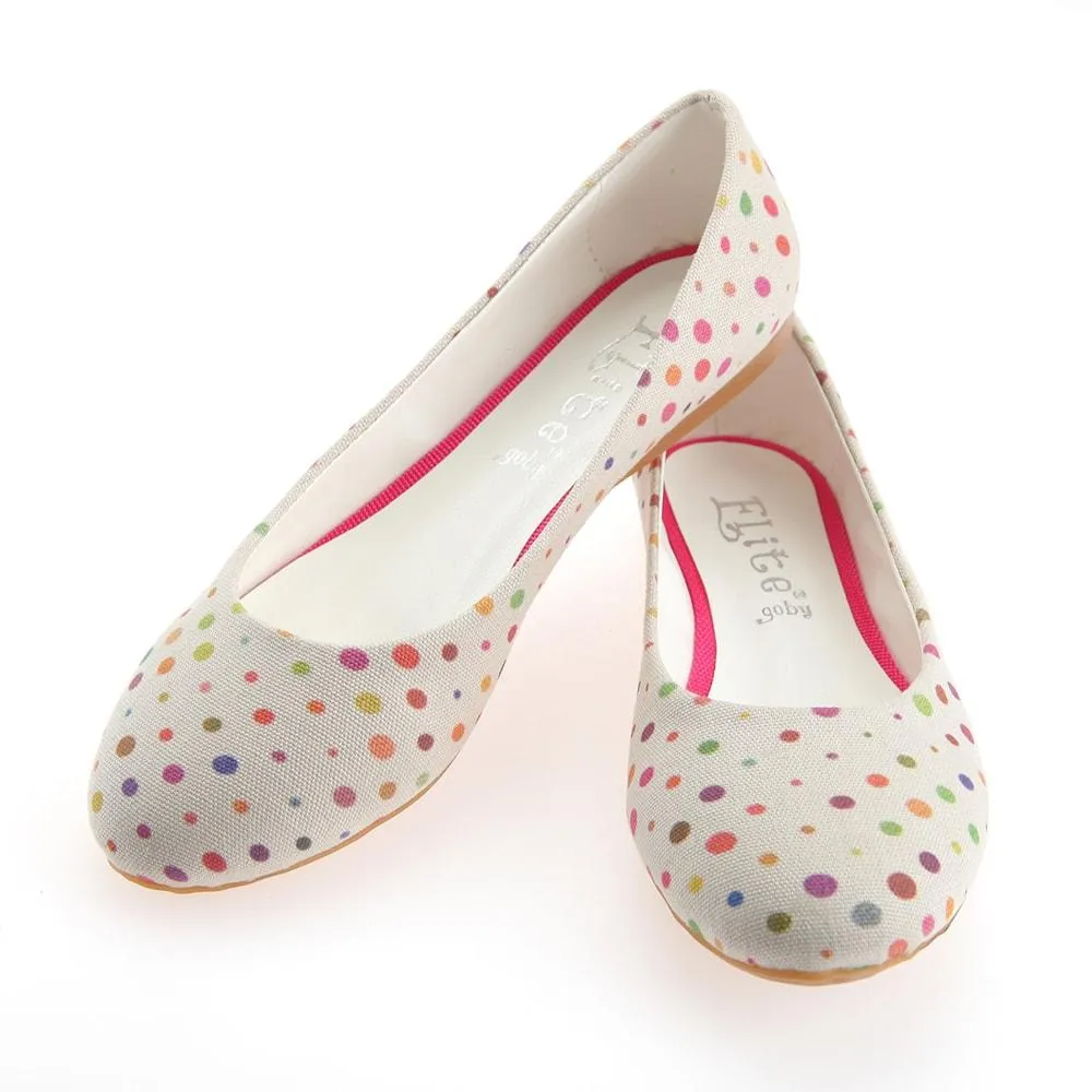 Spotted Ballerinas Shoes 1138