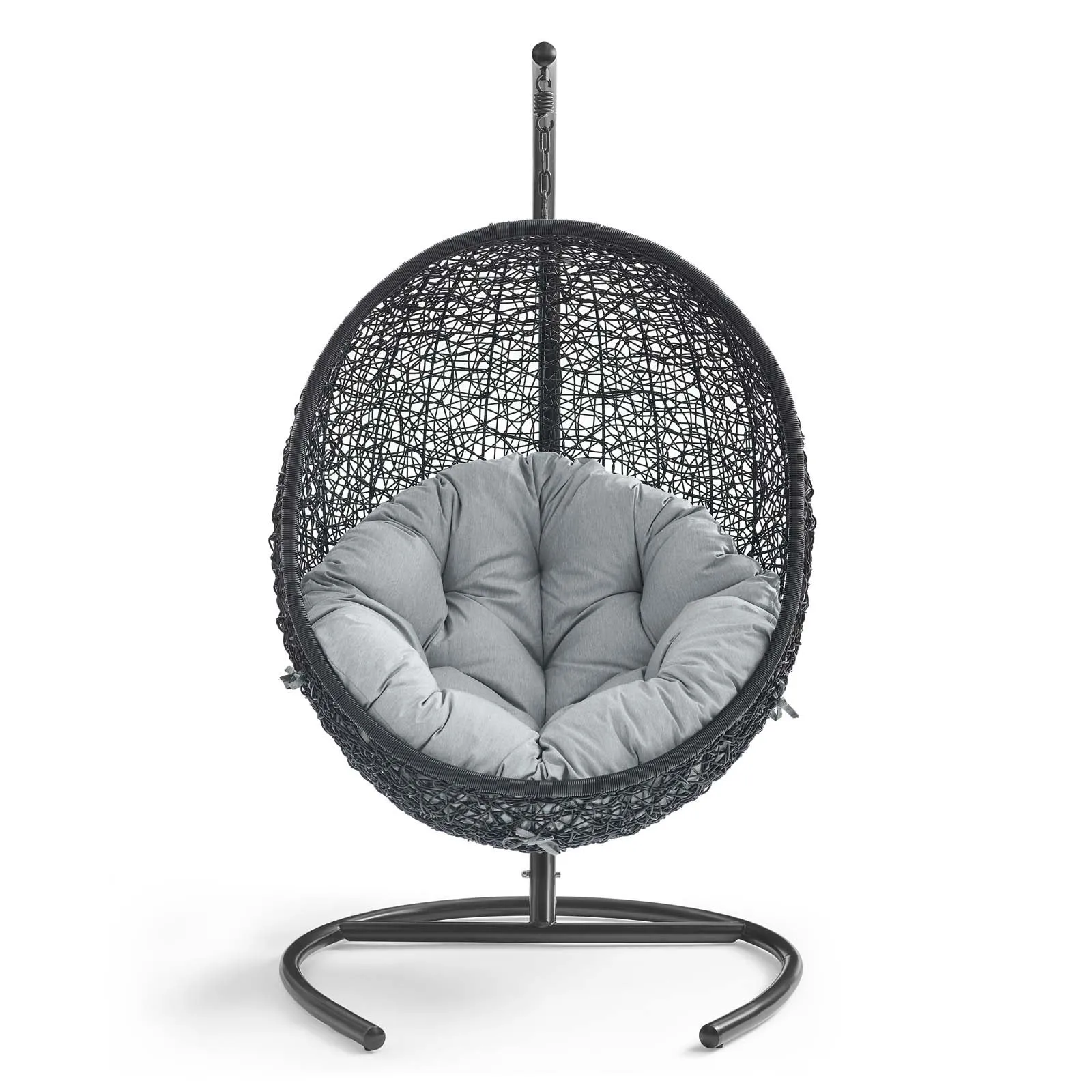 Swing Outdoor Patio Lounge Chair With Stand