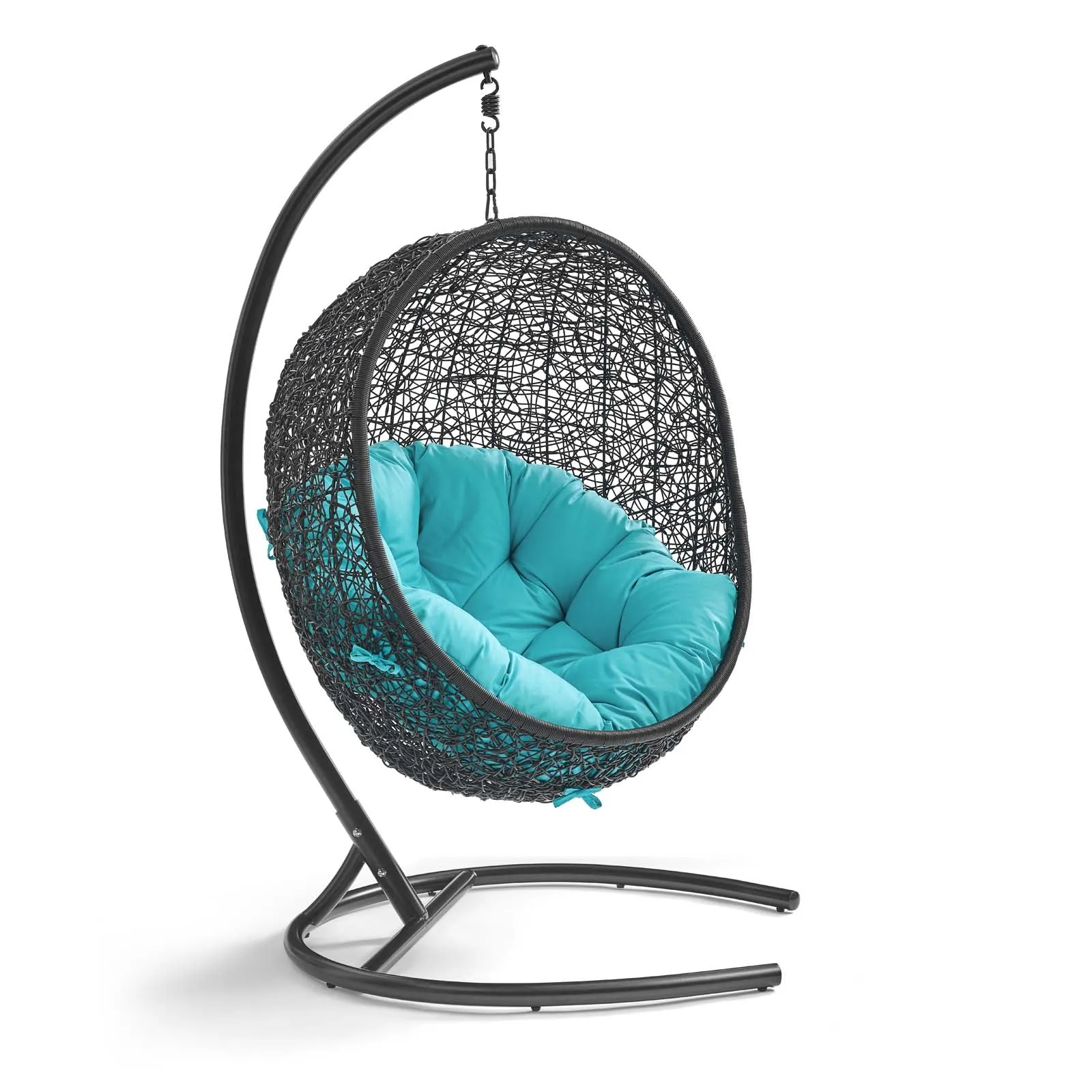 Swing Outdoor Patio Lounge Chair With Stand