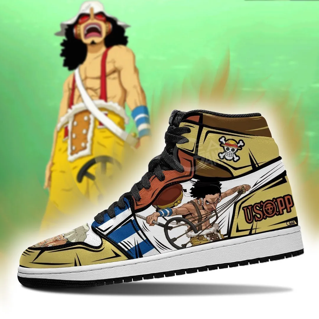 The Sniper Usopp Sneakers Custom Anime OP Shoes