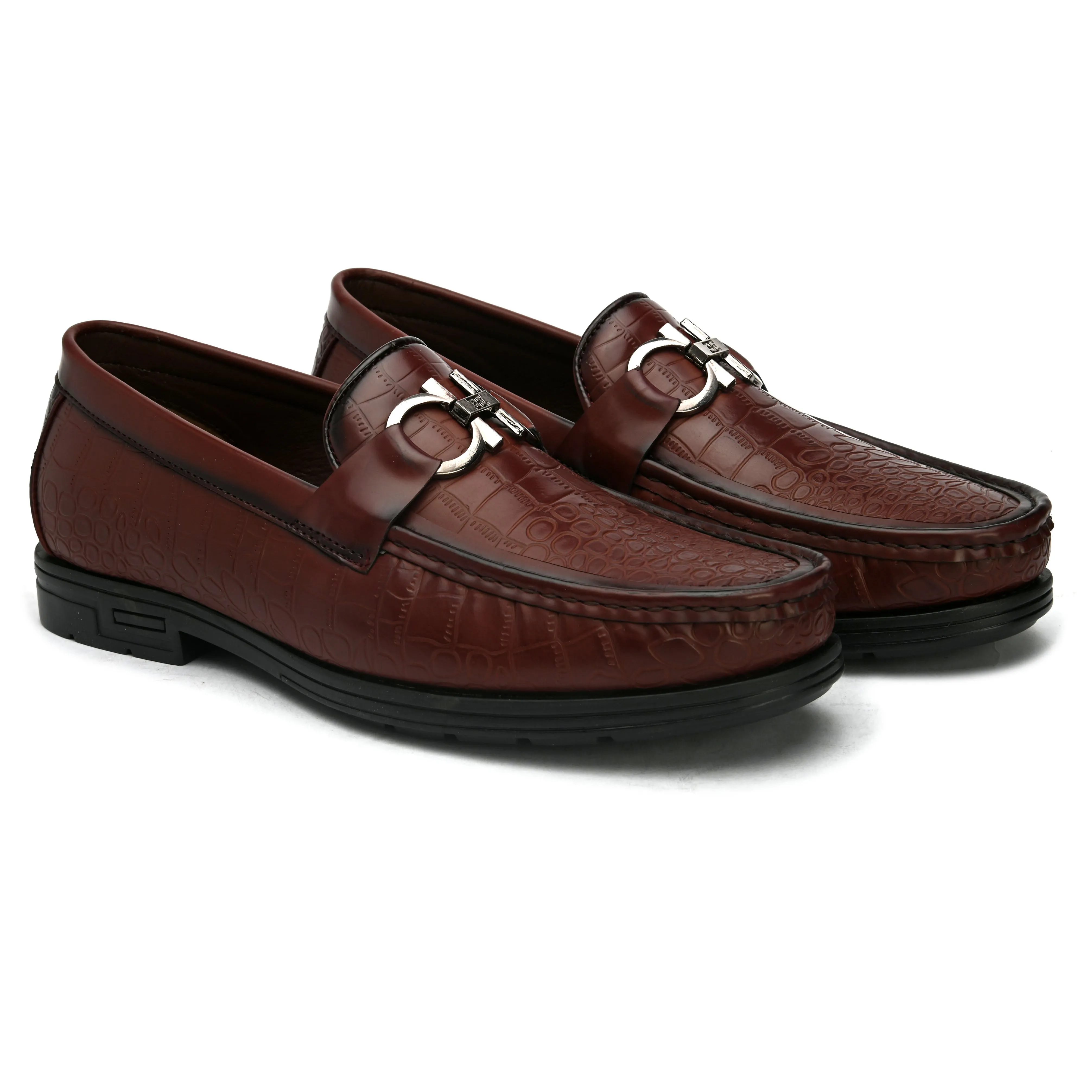 Topman Cherry Buckle Loafers