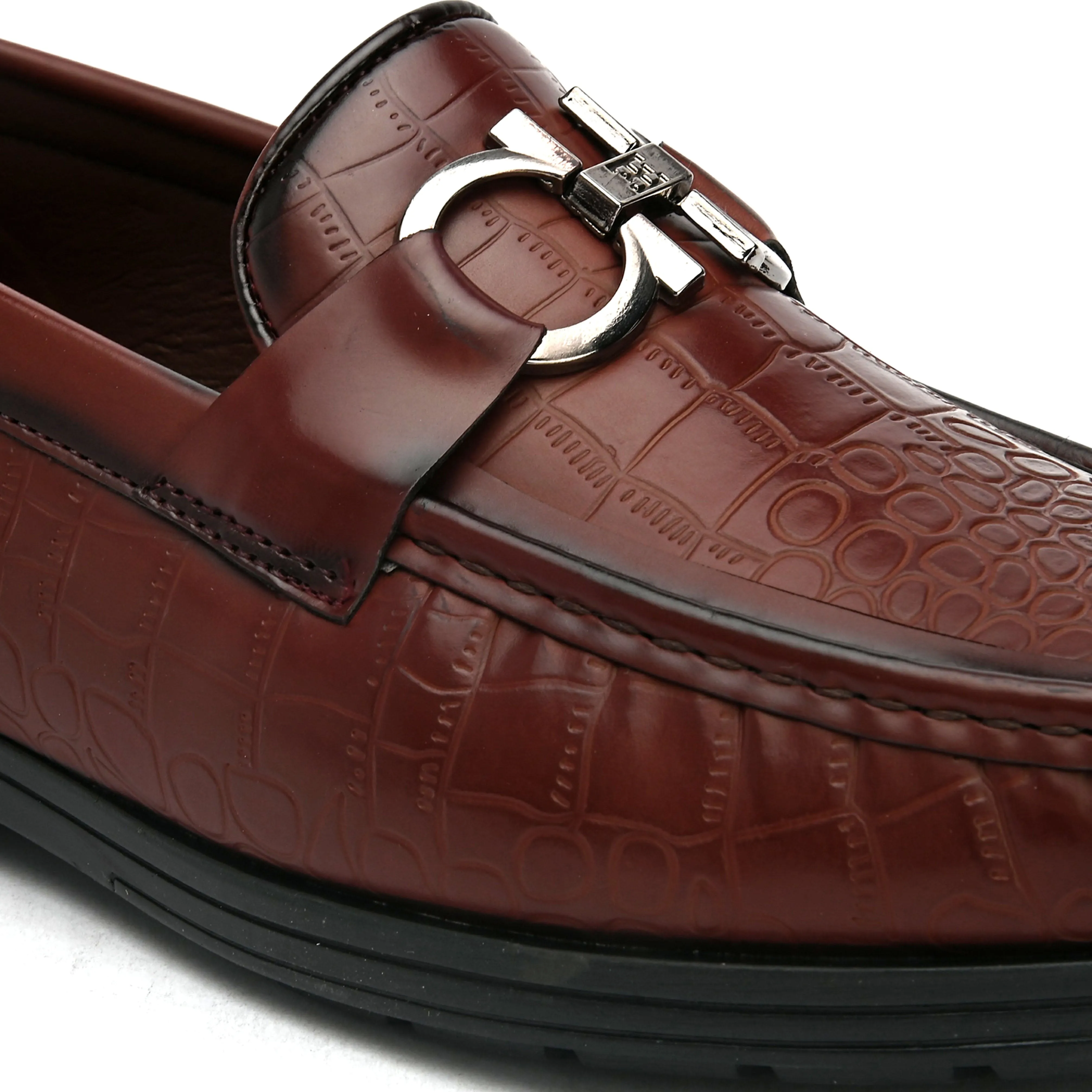 Topman Cherry Buckle Loafers