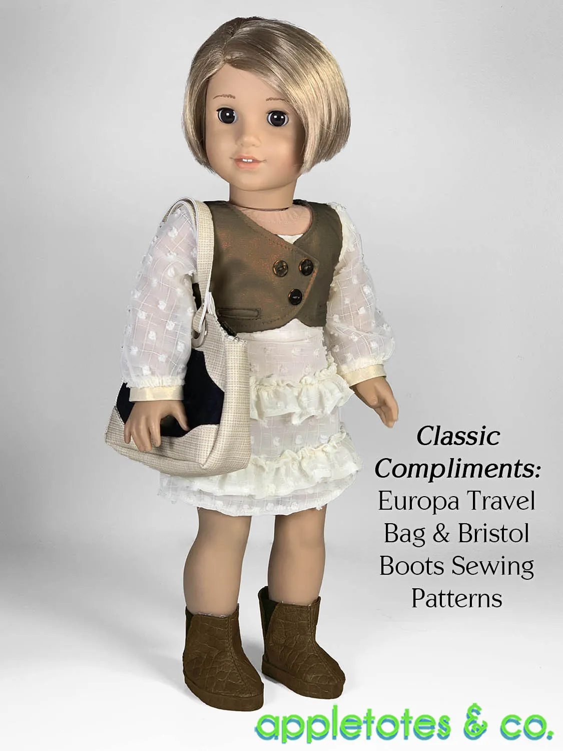 Victoria Dress 18 Inch Doll Sewing Pattern