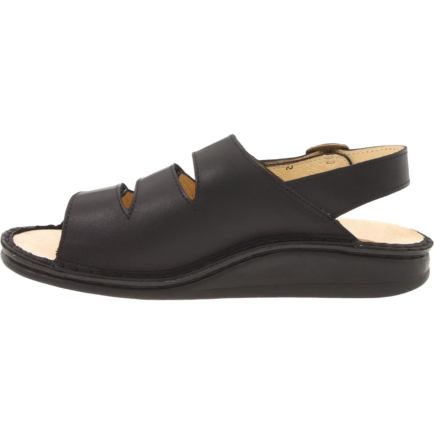 Women's Finn Comfort Sylt Soft Black Nappa Leather