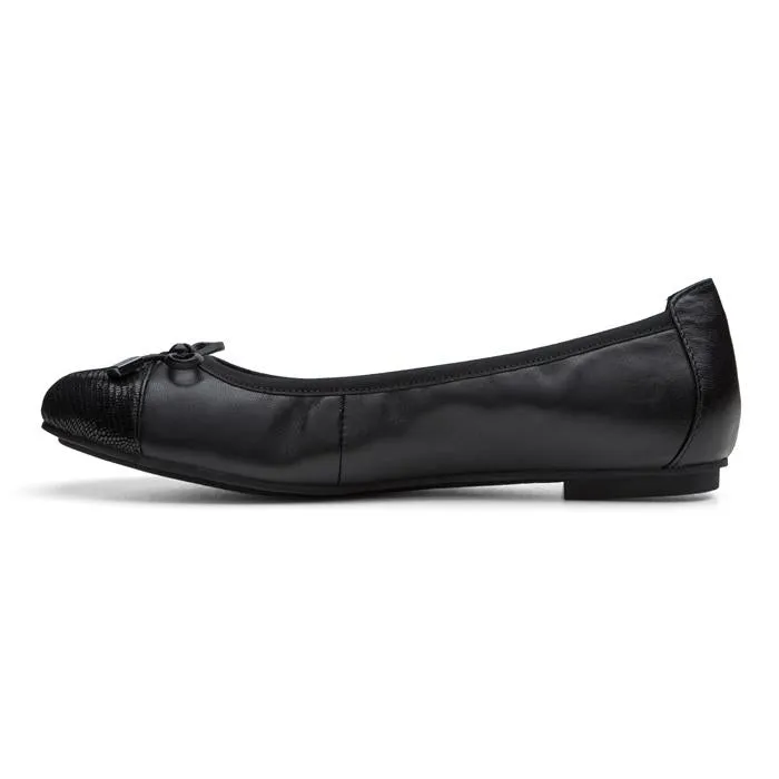 Womens Vionic Minna Ballet Flat Black