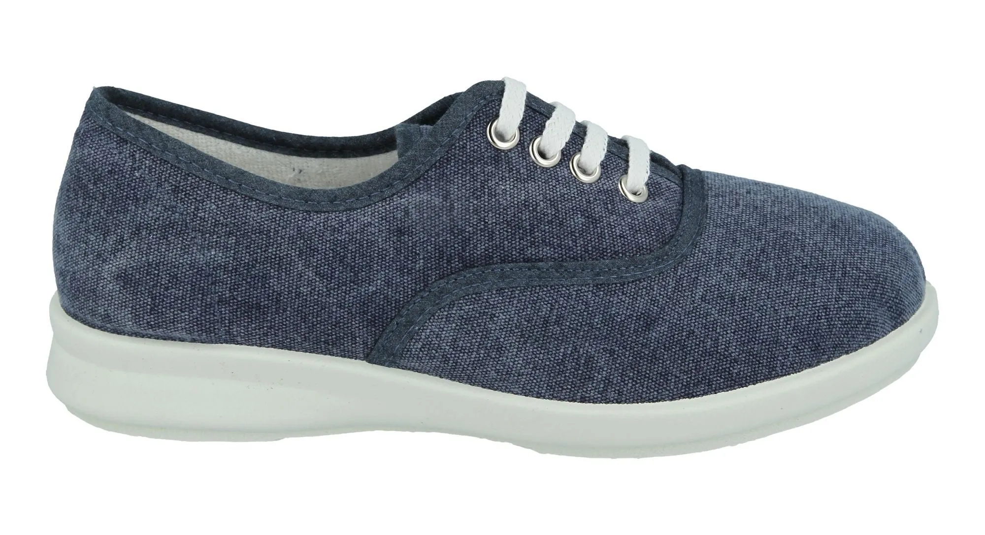 Womens Wide Fit DB Tara Canvas