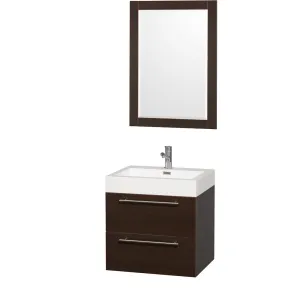 Wyndham Collection Amare 24 Bathroom Vanity Set - Espresso