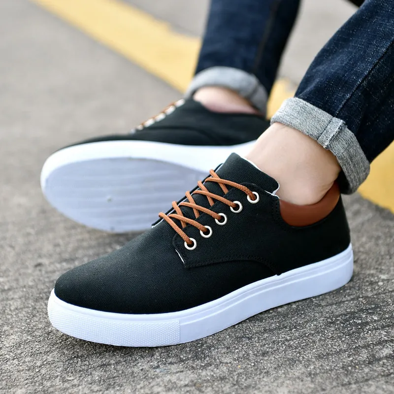 xiangtuibao   New Arrival Canvas Shoes Men Spring Summer Casual Canvas Shoes For Men Flats Men Shoes Driving Sneakers Men Shoes