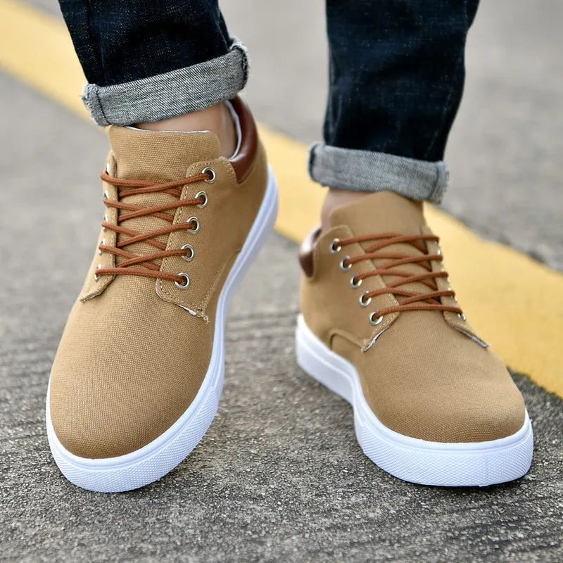 xiangtuibao   New Arrival Canvas Shoes Men Spring Summer Casual Canvas Shoes For Men Flats Men Shoes Driving Sneakers Men Shoes