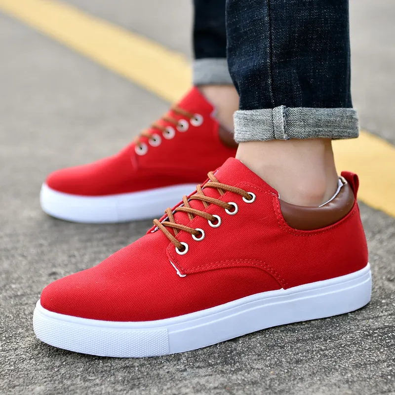 xiangtuibao   New Arrival Canvas Shoes Men Spring Summer Casual Canvas Shoes For Men Flats Men Shoes Driving Sneakers Men Shoes