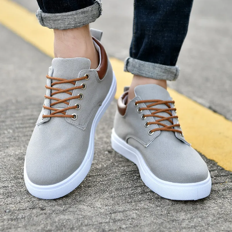 xiangtuibao   New Arrival Canvas Shoes Men Spring Summer Casual Canvas Shoes For Men Flats Men Shoes Driving Sneakers Men Shoes