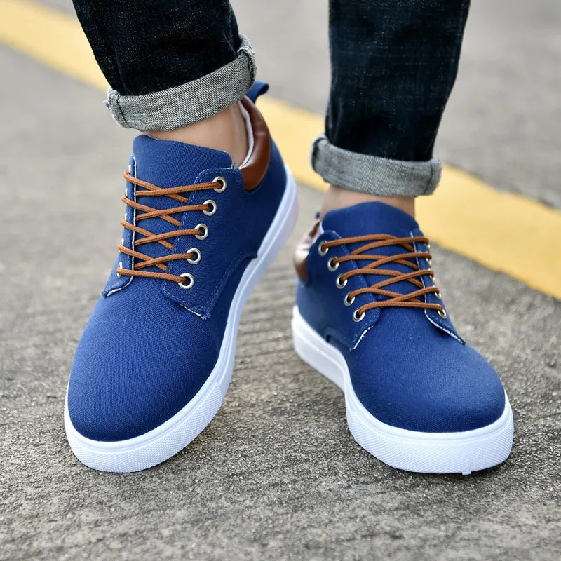 xiangtuibao   New Arrival Canvas Shoes Men Spring Summer Casual Canvas Shoes For Men Flats Men Shoes Driving Sneakers Men Shoes