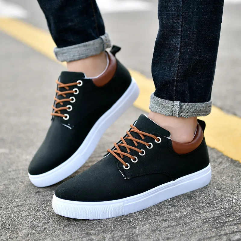 xiangtuibao   New Arrival Canvas Shoes Men Spring Summer Casual Canvas Shoes For Men Flats Men Shoes Driving Sneakers Men Shoes