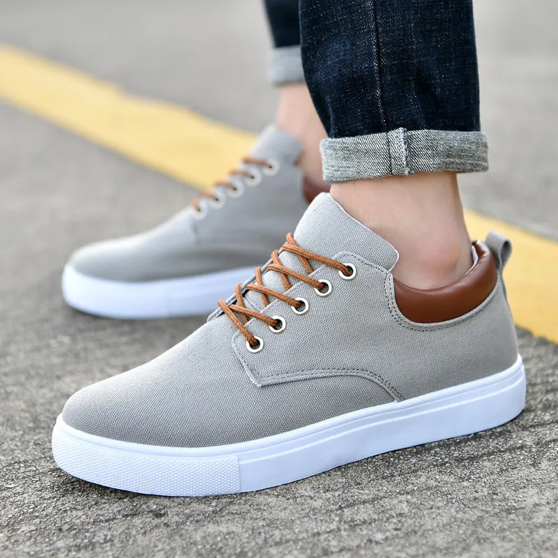 xiangtuibao   New Arrival Canvas Shoes Men Spring Summer Casual Canvas Shoes For Men Flats Men Shoes Driving Sneakers Men Shoes